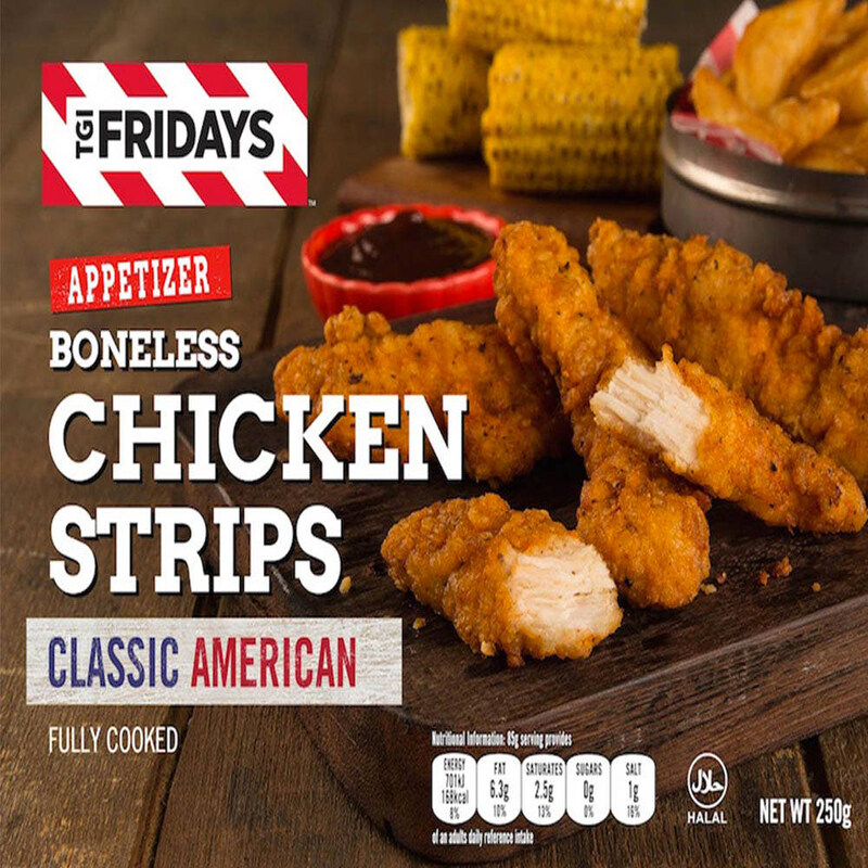 

TGI Fridays Boneless Chicken Strips Classic, 250g