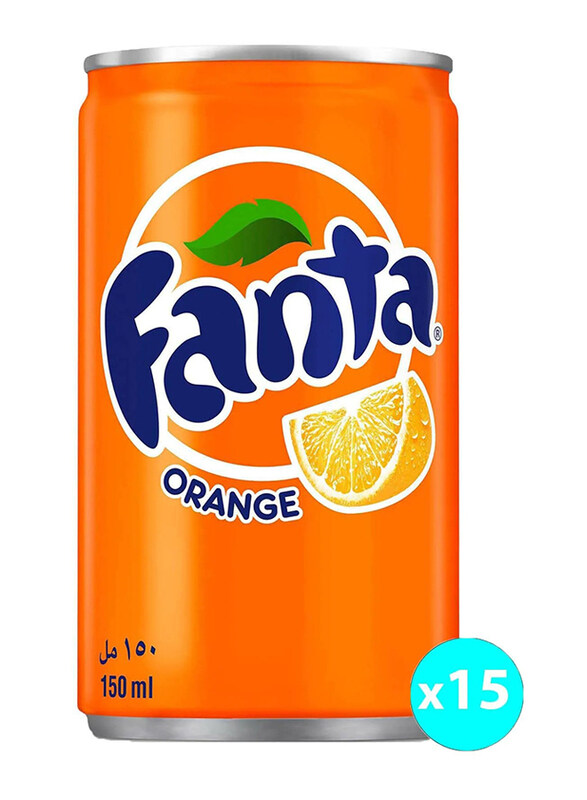 

Fanta Orange Soft Drins Mini Cans, 15 x 150 ml
