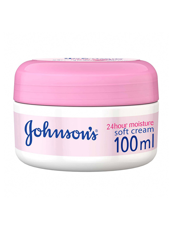 Johnson's 24 Hour Moisture Soft Body Cream, 100ml