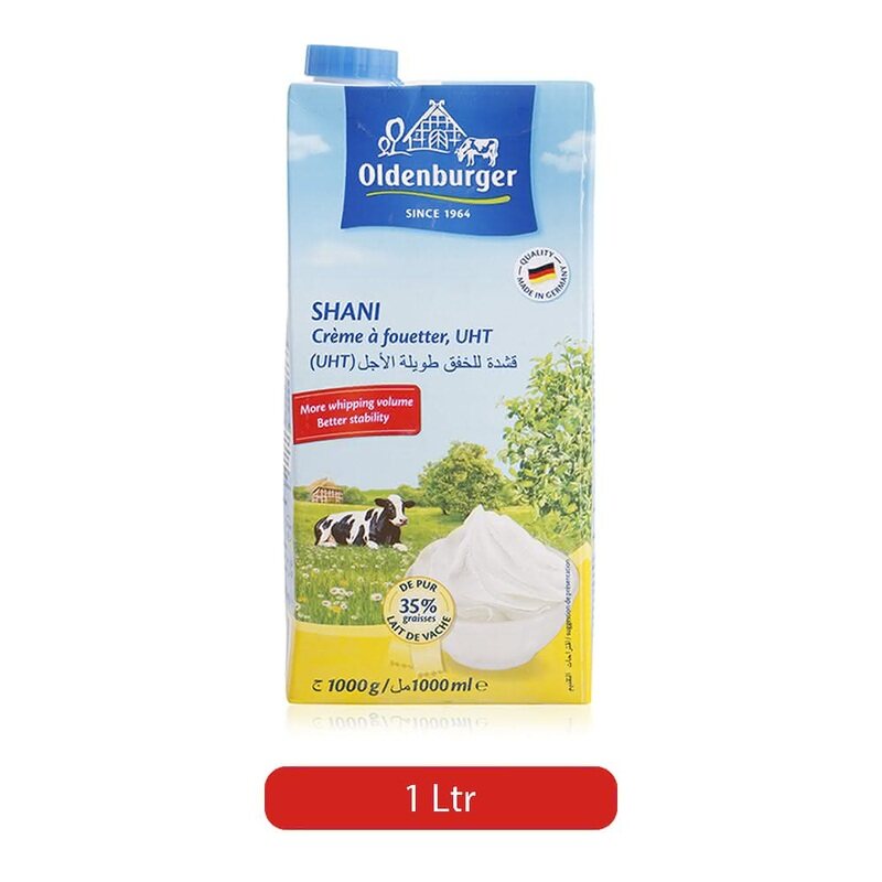 

Oldenburger Shani Whipping Cream, 1 Liters