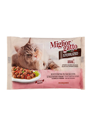 Miglior Gatto Sterilized Lamb, Chicken & Vegetables Wet Cat Food, 85 grams