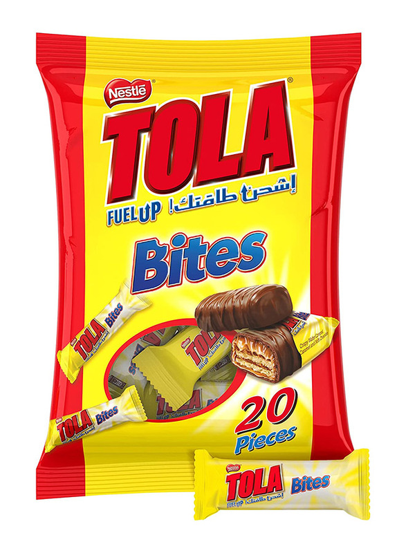 Nestle Tola Milk Chocolate and Caramel Wafer Bites, 160g