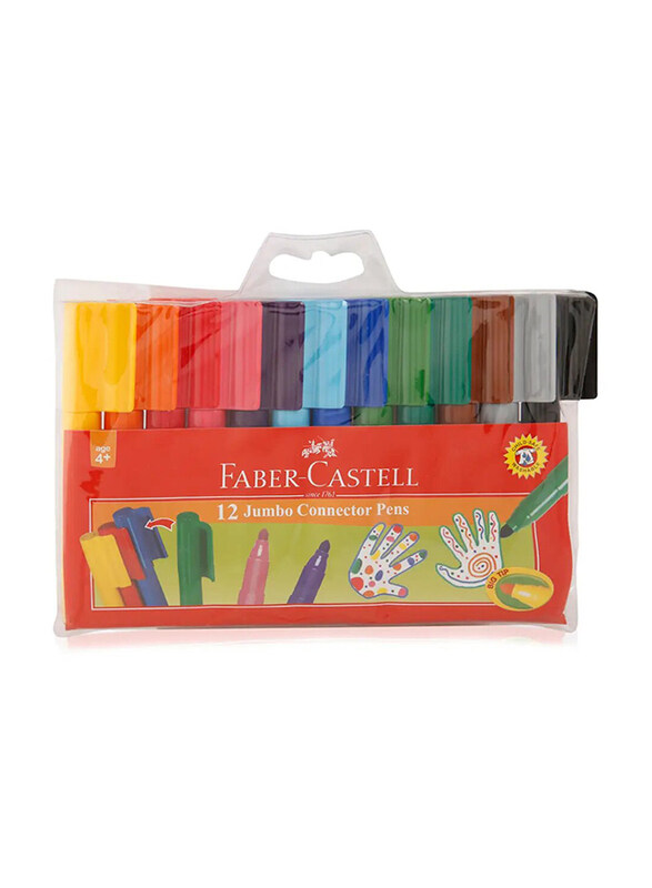 

Faber-Castell Jumbo Connector Pens - 12 Piece