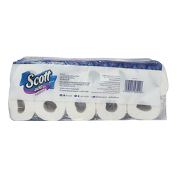 Scott Toilet Paper Sheets Roll Bathroom Tissue, 10 Rolls x 400 Pieces