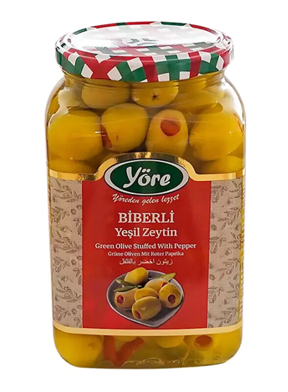 

Yore Green Olives Stuffed with Pepper in Brine, 550g