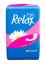 FAM Relax Natural Cotton Feel Maternity Sanitary Pads - 20 Pads