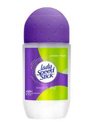 Lady Speed Stick Invisible Dry Antiperspirant Powder Fresh Deodorant Roll On, 50ml