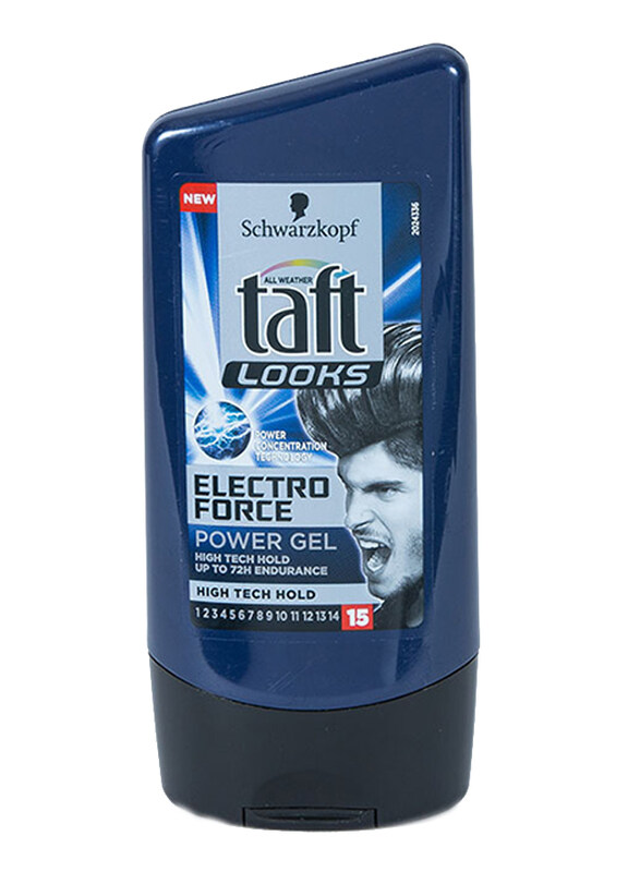 

Taft Super Electrio Force Power Hair Gel, 150ml