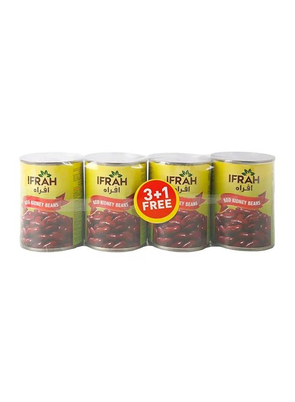 Ifrah Red Kidney Beans - 4 x 400 g