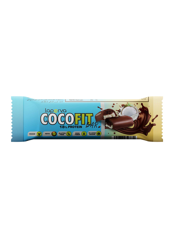 Laperva Protein Cocofit Bar, 33.4g, Chocolate Coconut