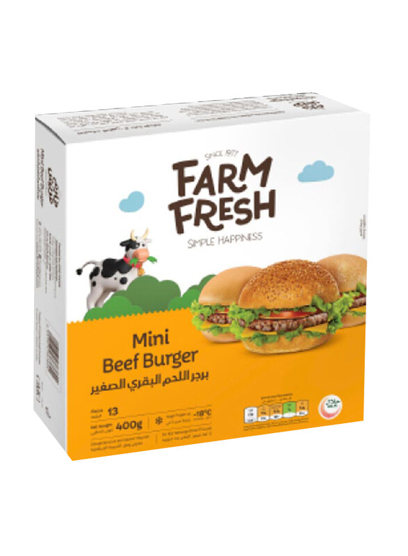 

Farm Fresh Beef Burger Mini, 400g