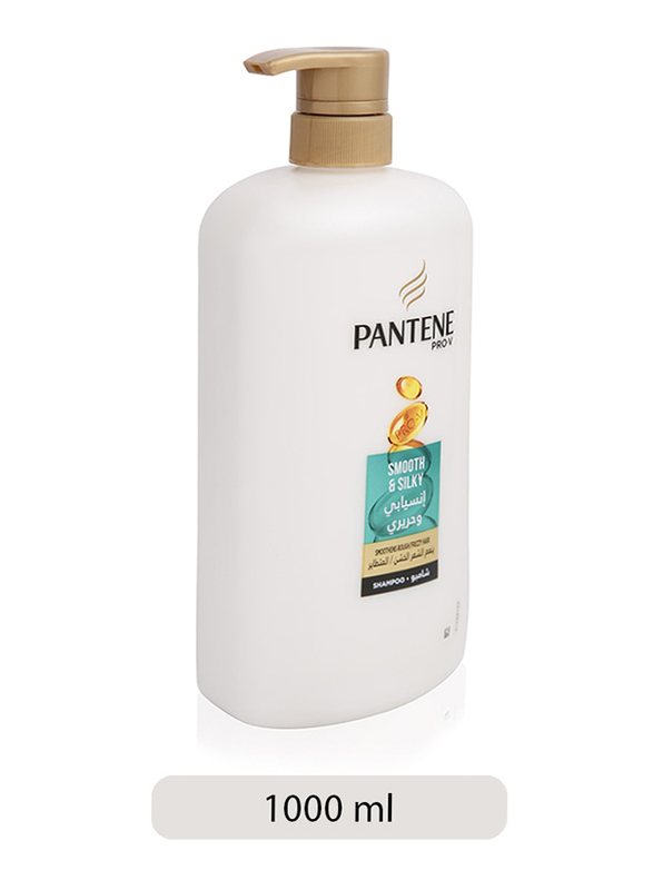 Pantene Pro-V Smooth & Silky Shampoo for All Hair Types, 1000ml