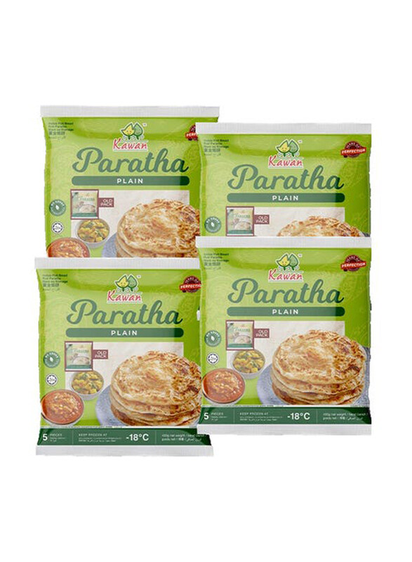 Kawan Roti Paratha Plain, 4 x 400g