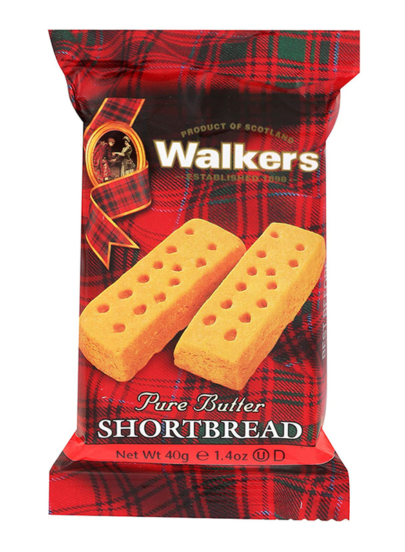 Walkers Pure Butter Shortbread Fingers, 40g