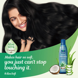 Parachute Advanced Aloe Vera Enriched Coconut Hair Oil for All Hair Types, 150ml