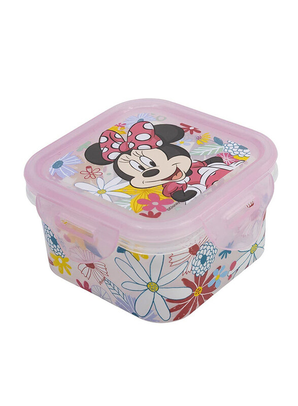 

Stor Minnie Mouse Square Food Container, Pink