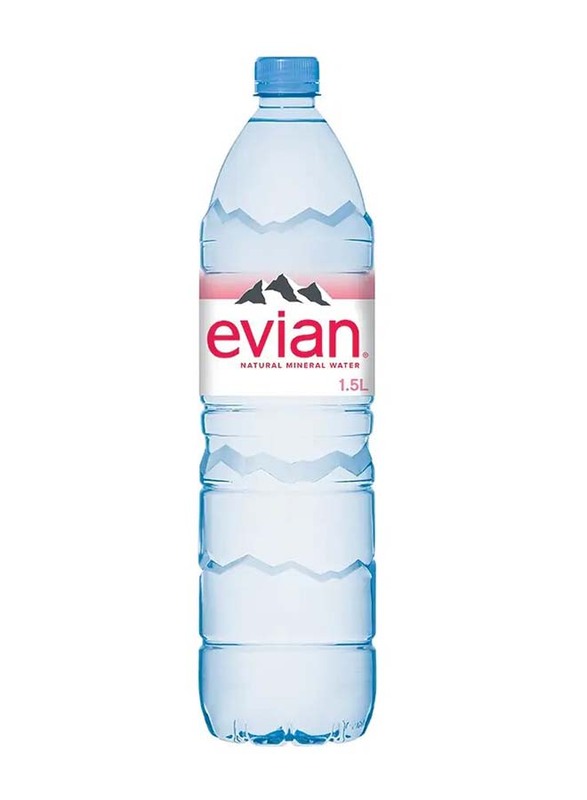 Evian Natural Mineral Water - 1.5 Ltr