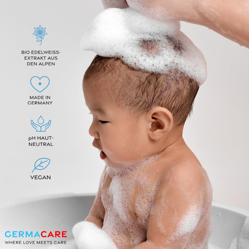 Germacare 200ml Sulfate Free Vegan Baby Shampoo for Kids