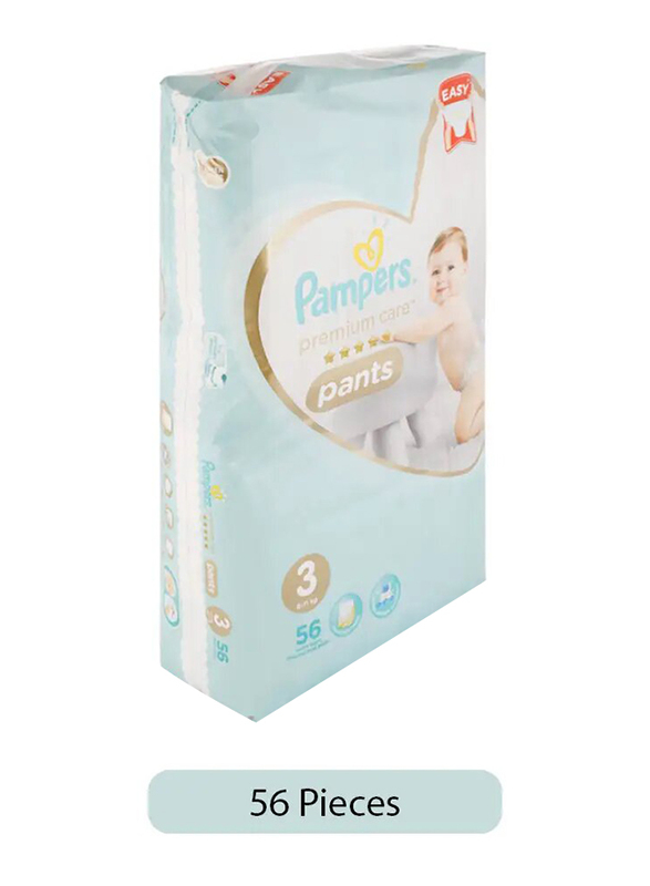 Pampers Size 4 Premium Care Pants Diapers - 56 Pieces