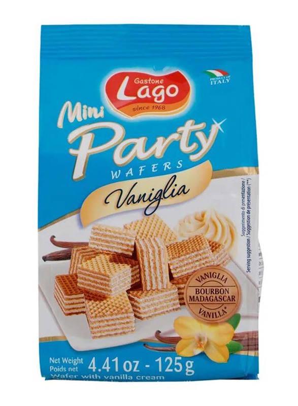 Gastone Lago Mini Party Wafer With Vanilla Cream, 125g