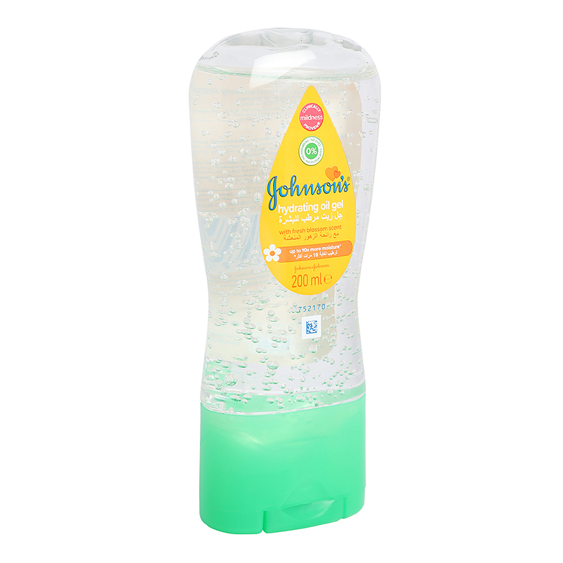 Johnson's 200ml Hydrating Oil Gel with Fresh Blossom Scent for Kids