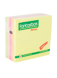 Fantastick Removable Self-Stick Notes - Neon, 400 Pieces
