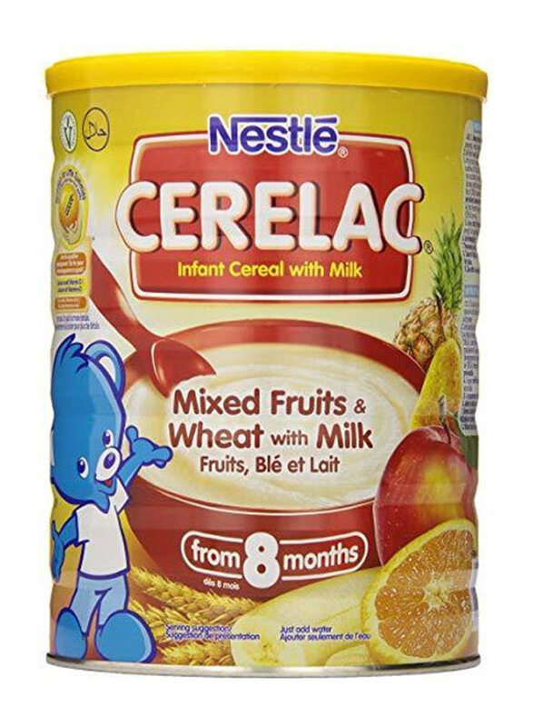 

Nestle Cerelac Wheat With Milk Formula, 0-8Months, 400g