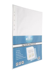 Atlas Pocket Sheet Protector, A4 45 Microns, 20 Sheet, Clear