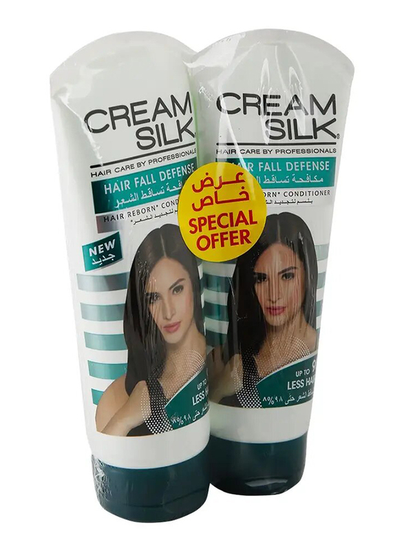 Cream Silk Hair Fall Defense Hair Reborn Conditioner - 2 x 180 ml