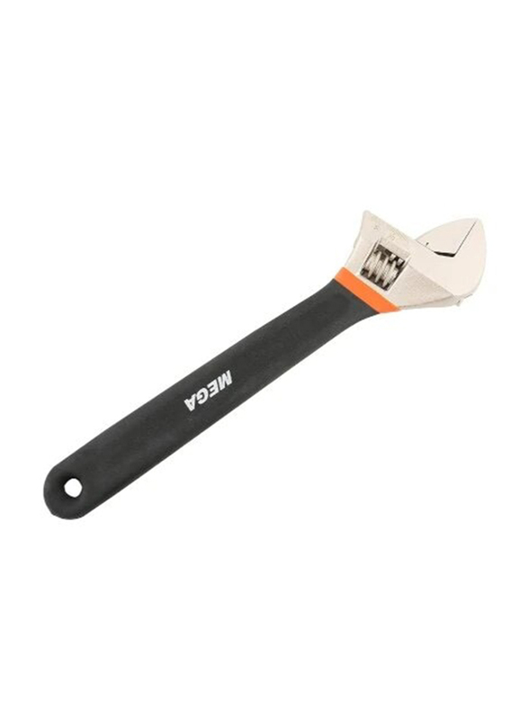 Mega 12-Inch Adjustable Wrench, Black/Silver