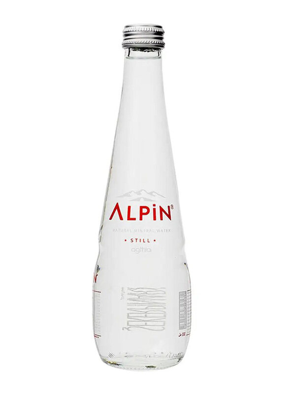 

Alpin Still Natural Mineral Water Glass Bottle, 330ml
