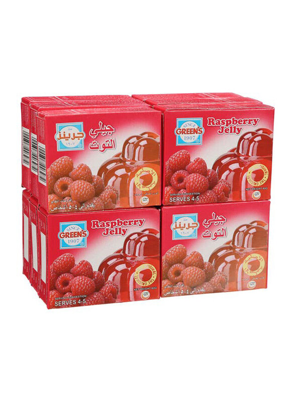 

Green'S Raspberry Jelly, 11+1 x 80g