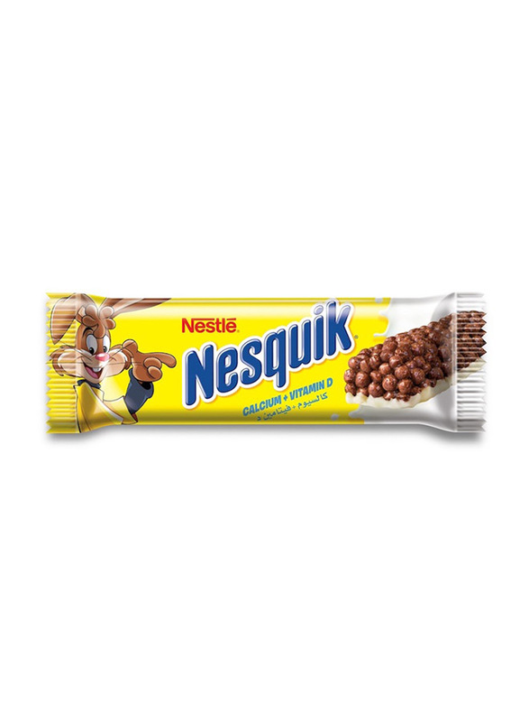 Nestle Nesquik Chocolate Breakfast Cereal Bar, 25g