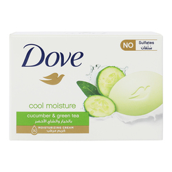 Dove Cool Moisture Cucumber and Green Tea Soap Bar, 125g