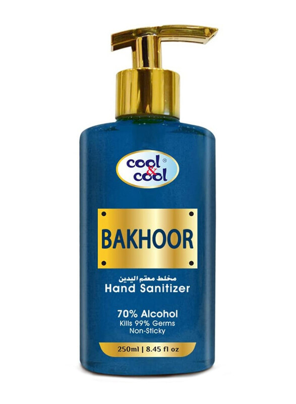 

Cool & Cool Bakhoor Hand Sanitizer Gel, 250ml