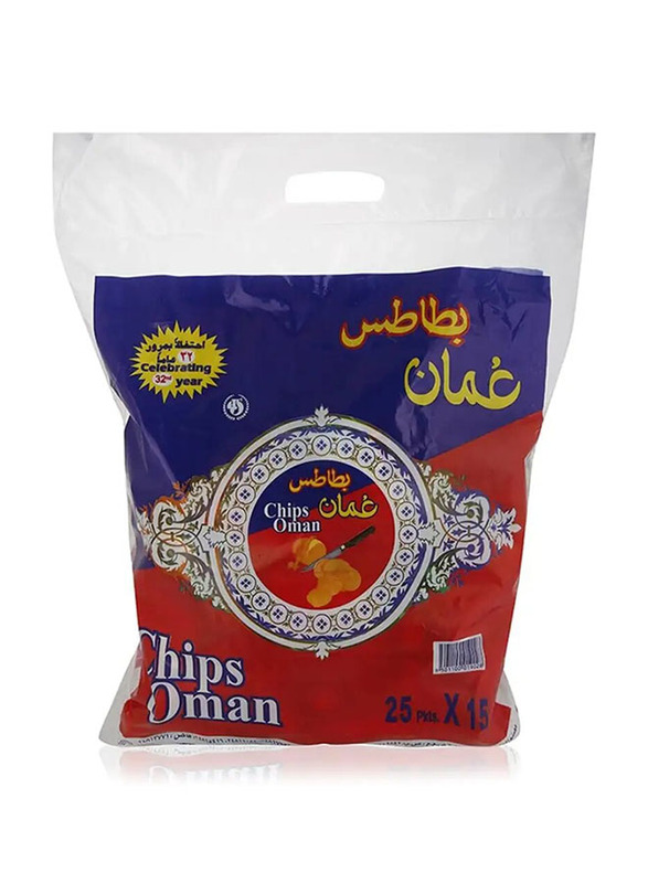 Chips Oman Chili Flavor Potato Chips - 25 x 15g