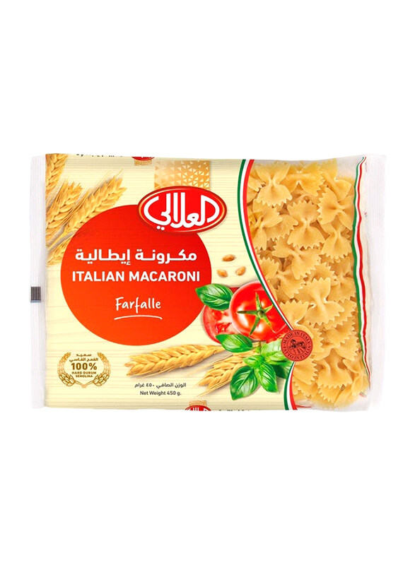 

Al Alali Italian Macaroni Farfalle Pasta, 450g