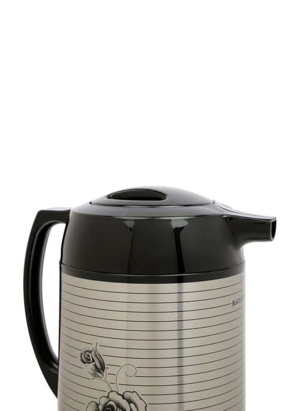 Blackstone 1.6L Vacuum Flask Jug Pot, Black/Silver