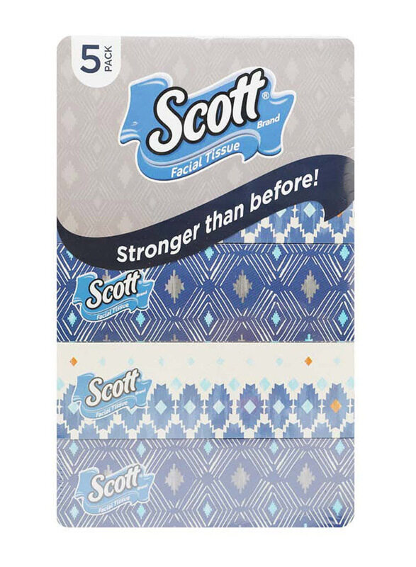 

Scott Facial 2 Ply Tissue, 5 x 120 Sheets