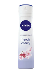 Nivea Fresh Cherry Deodorant Spray, 150ml