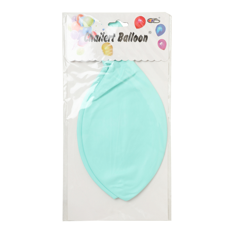 Party Time Chailert Balloons, 2 Pieces, Aqua