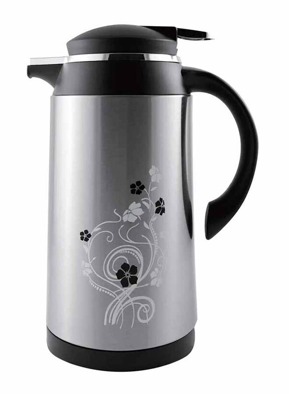 

Homeway Vacuum Flask, 1.3 Ltr, Silver/Black