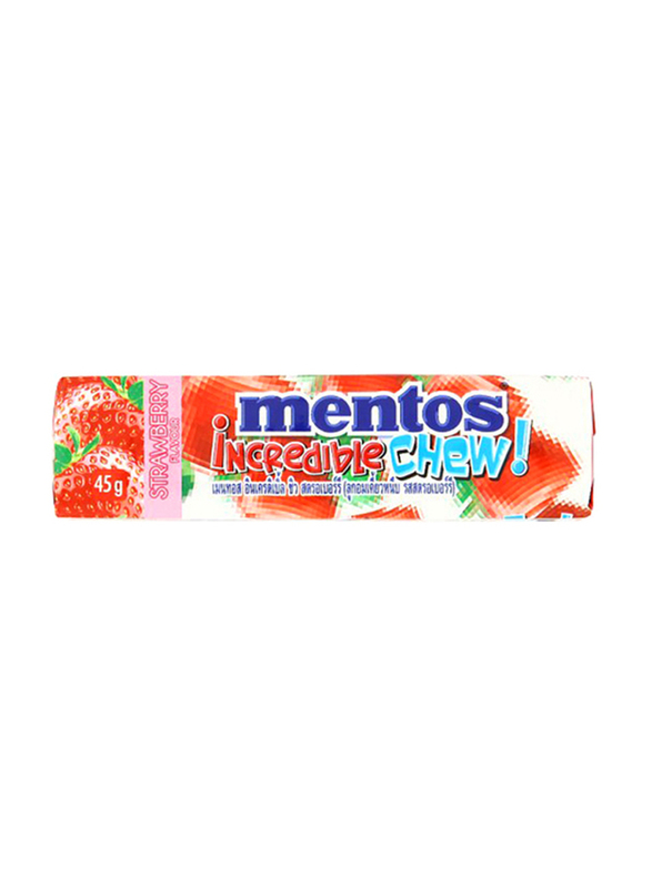 Mentos Strawberry Incredible Chew, 20 x 45g