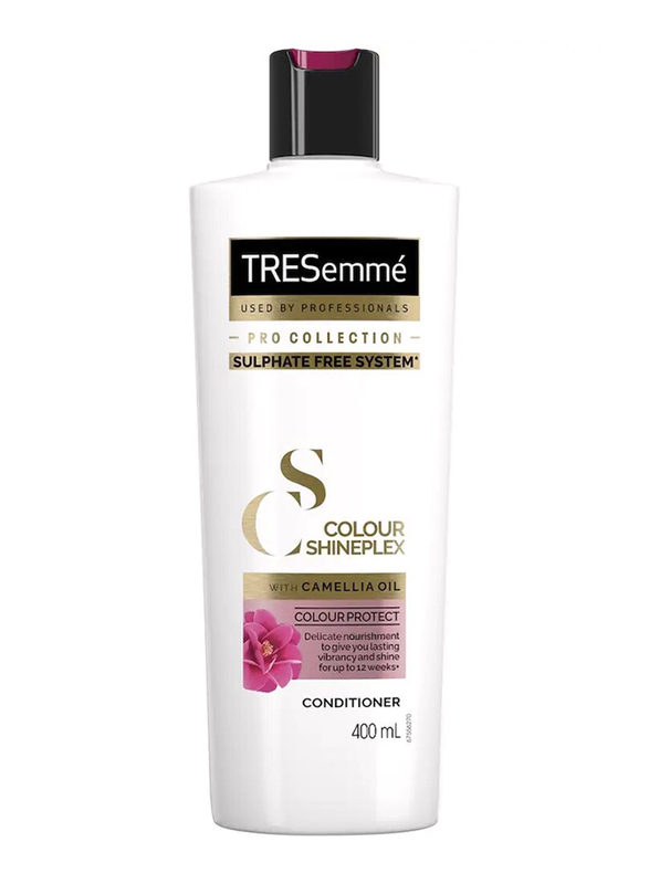 Tresemme Shineplex Colour Conditioner, For Vibrant & Healthy Coloured Hair, With Camellia Oil Professional, Sulphate-Free - 400ml