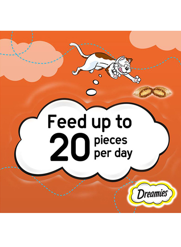 Dreamies with Tasty Chicken Flavor Dry Cat Food, 60 grams