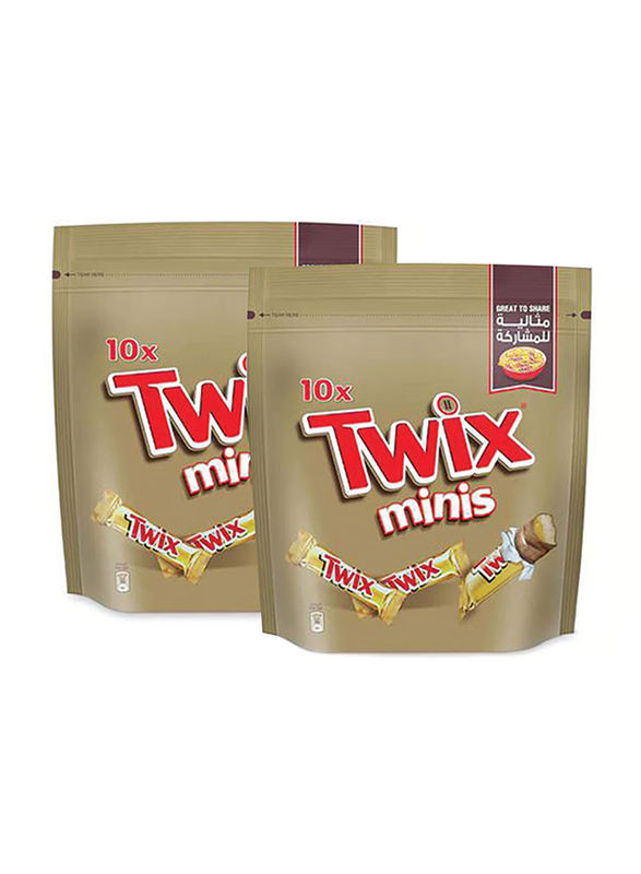 Twix Minis Chocolate, 2 x 200g