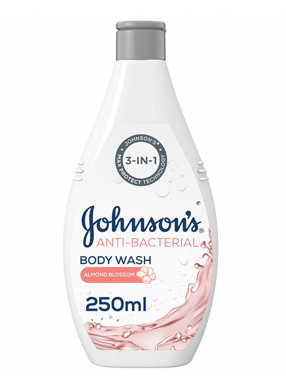 Johnson's Almond Blossom Anti-Bacterial Body Wash, 250ml