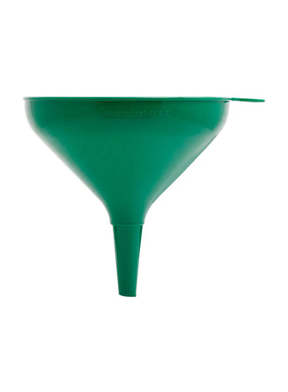 Cosmoplast Plastic Funnel, Medium, Green