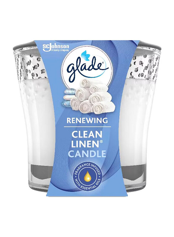

Glade Clean Linen Candle - 96.3 g