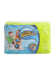 Huggies Little Swimmers Disposable Swimpants, Small, 7-12 kg, 12 Count